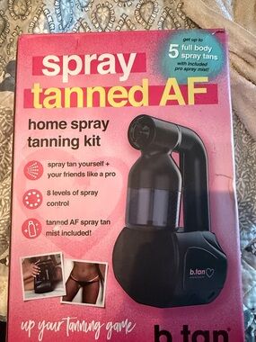 b.tan Spray Tanned AF Home Spray Tanning Kit - Pink/Black